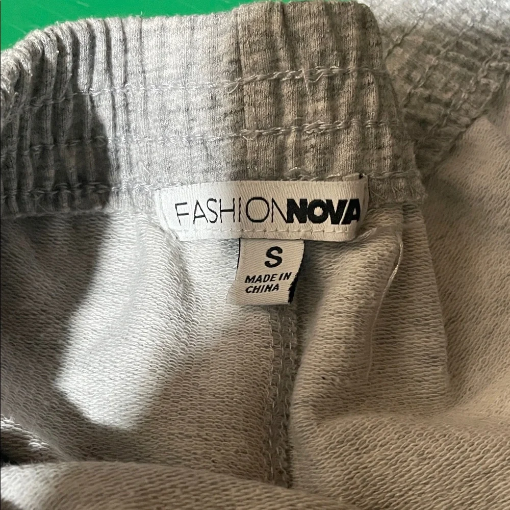 Fashion Nova Light Gray Athletic Shorts